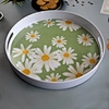round melamine tray